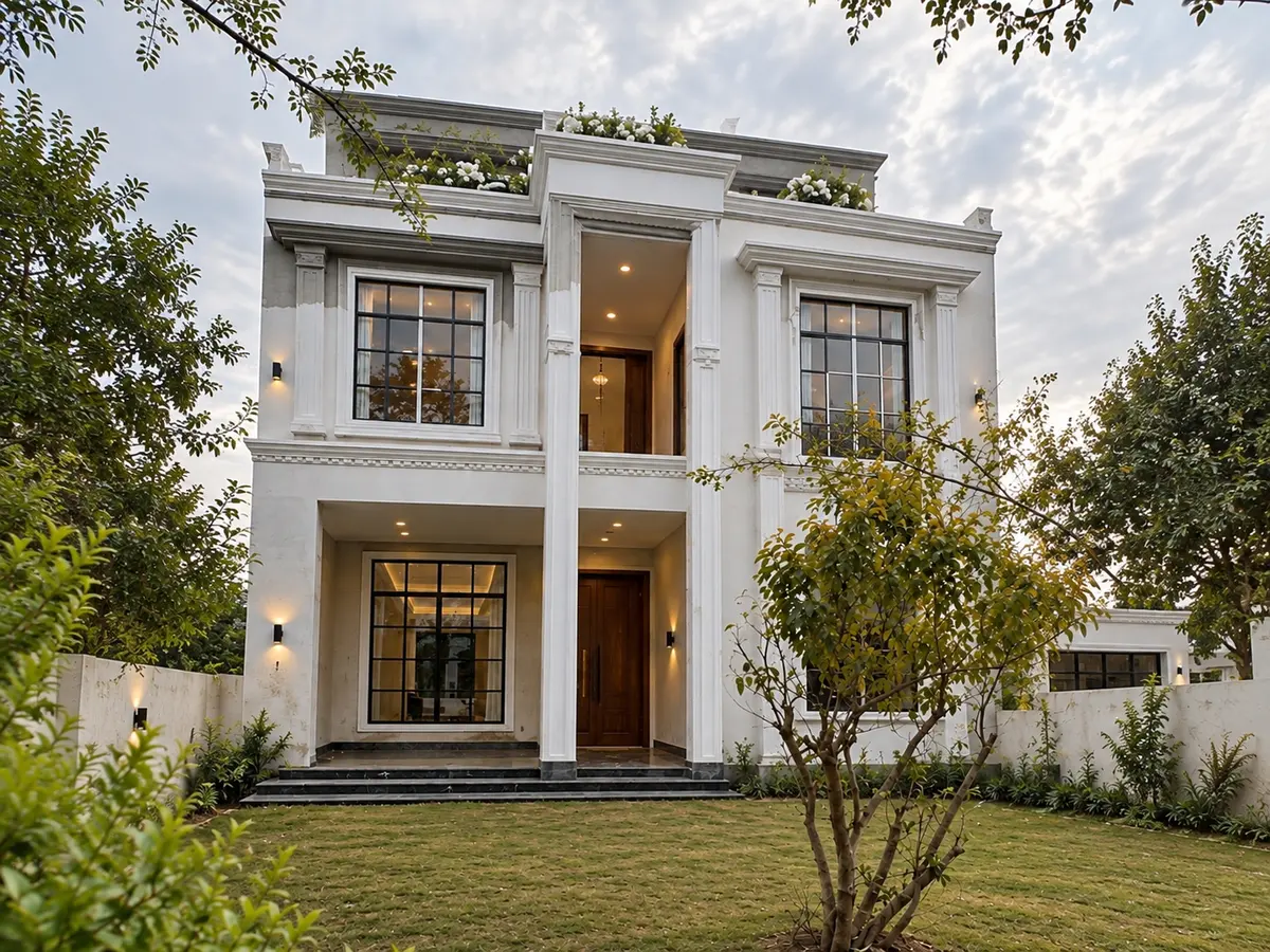 The Kanal Residence - Residential Construction by Upside Builders in Bahria Town