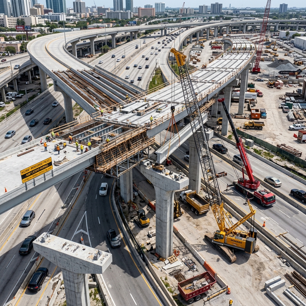 Civil Highway Infrastructure & Flyover - Civil Works by Upside Builder in Bahria Town